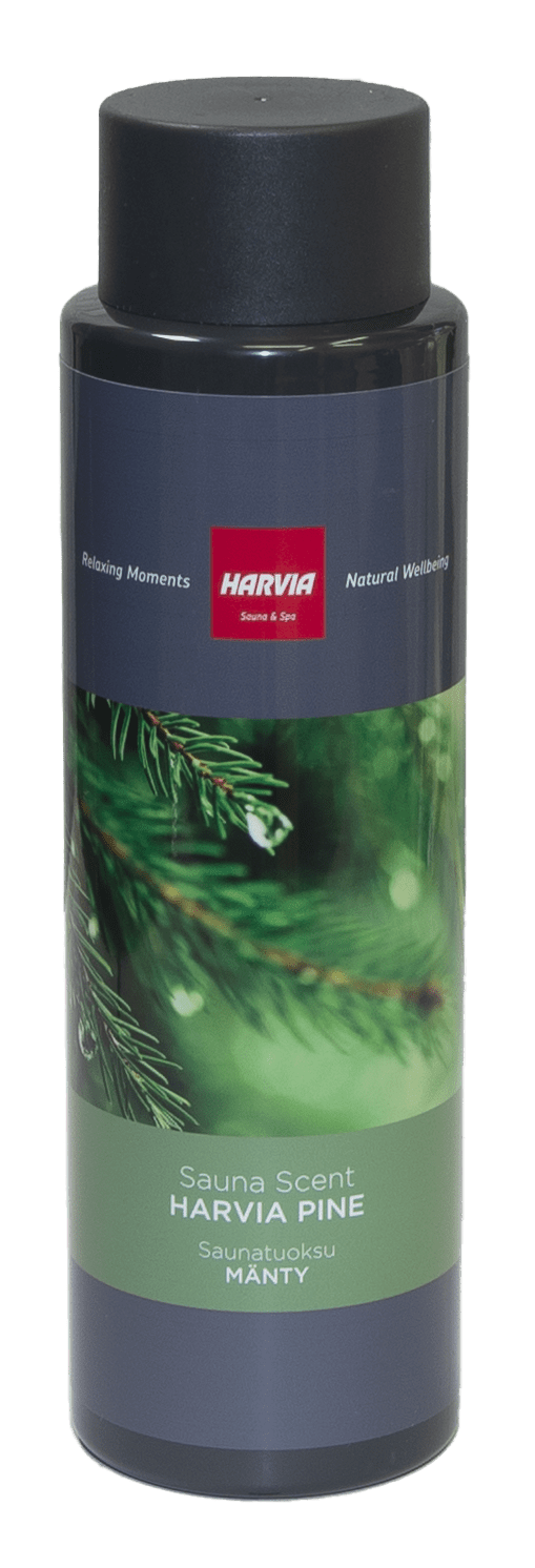 Harvia Sauna Aromatherapy - Pine Aroma, tin with pine branch.