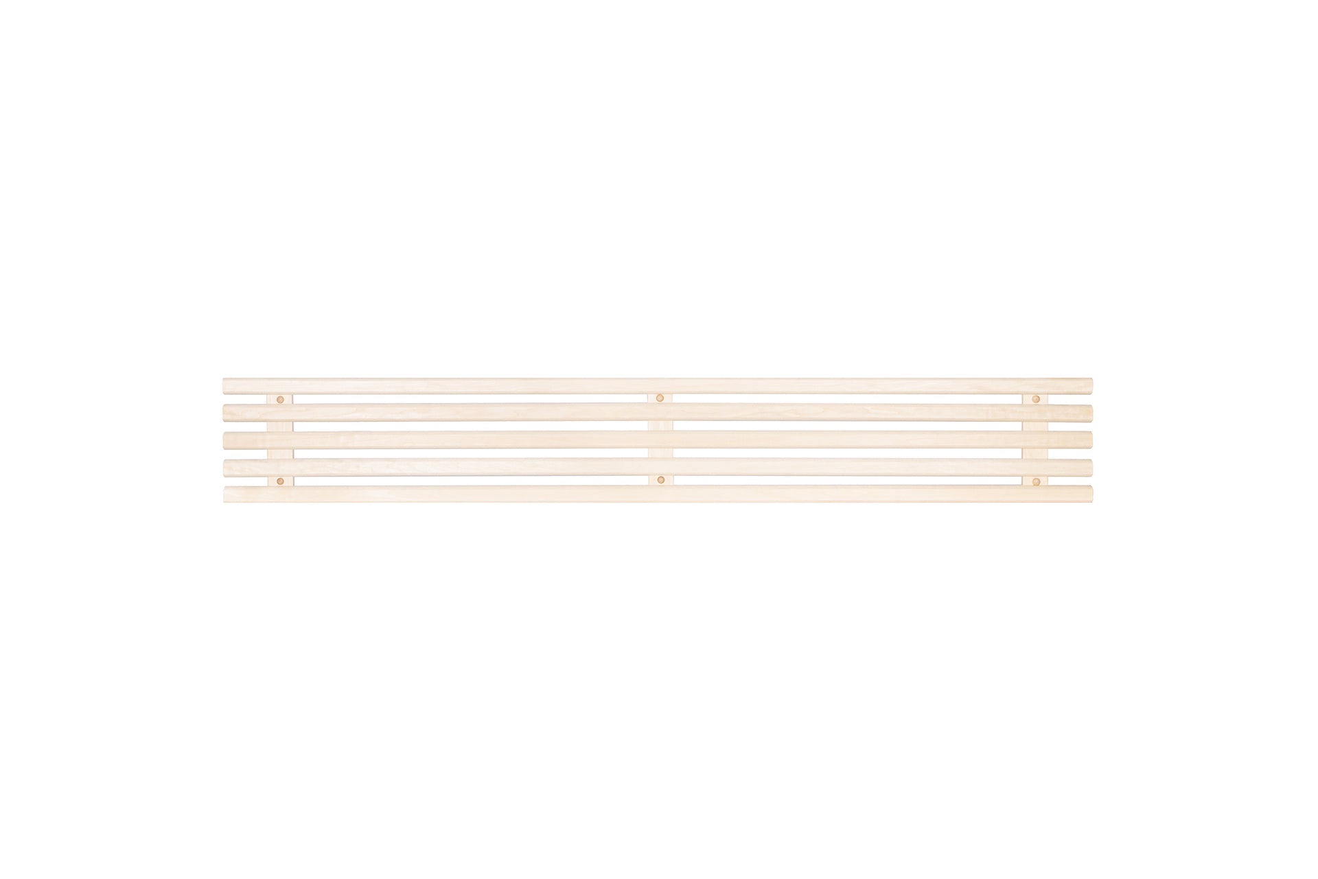 Seat Back 16x300mm, Poplar (Aspen) - Saunamo