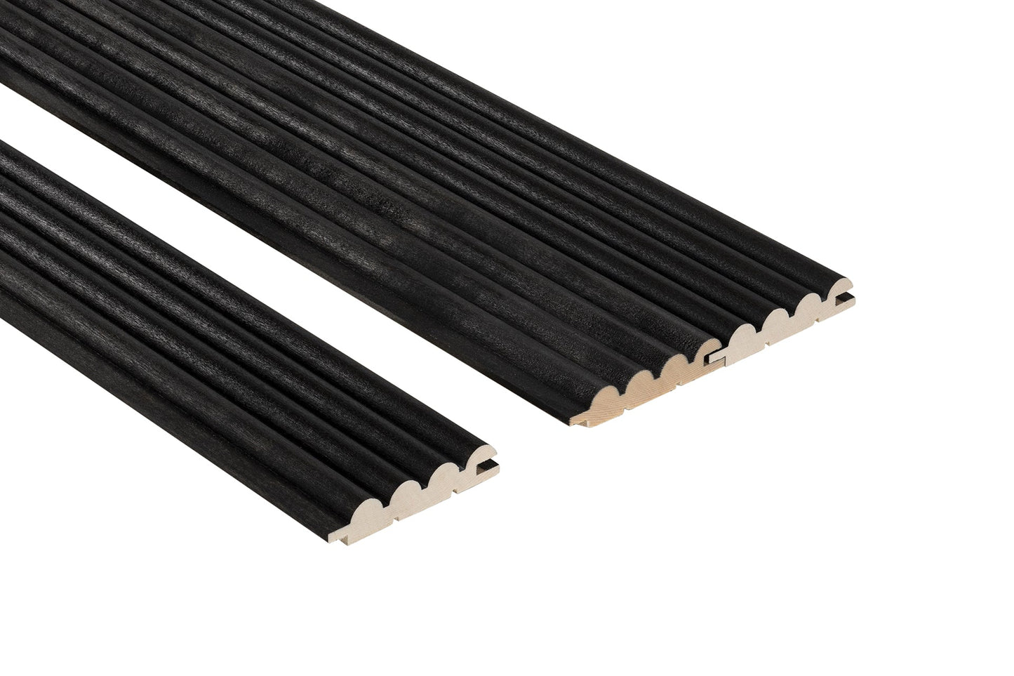 Sauna Panel SRP black 15x82mm Poplar (Aspen) - Pack of 6 - Saunamo