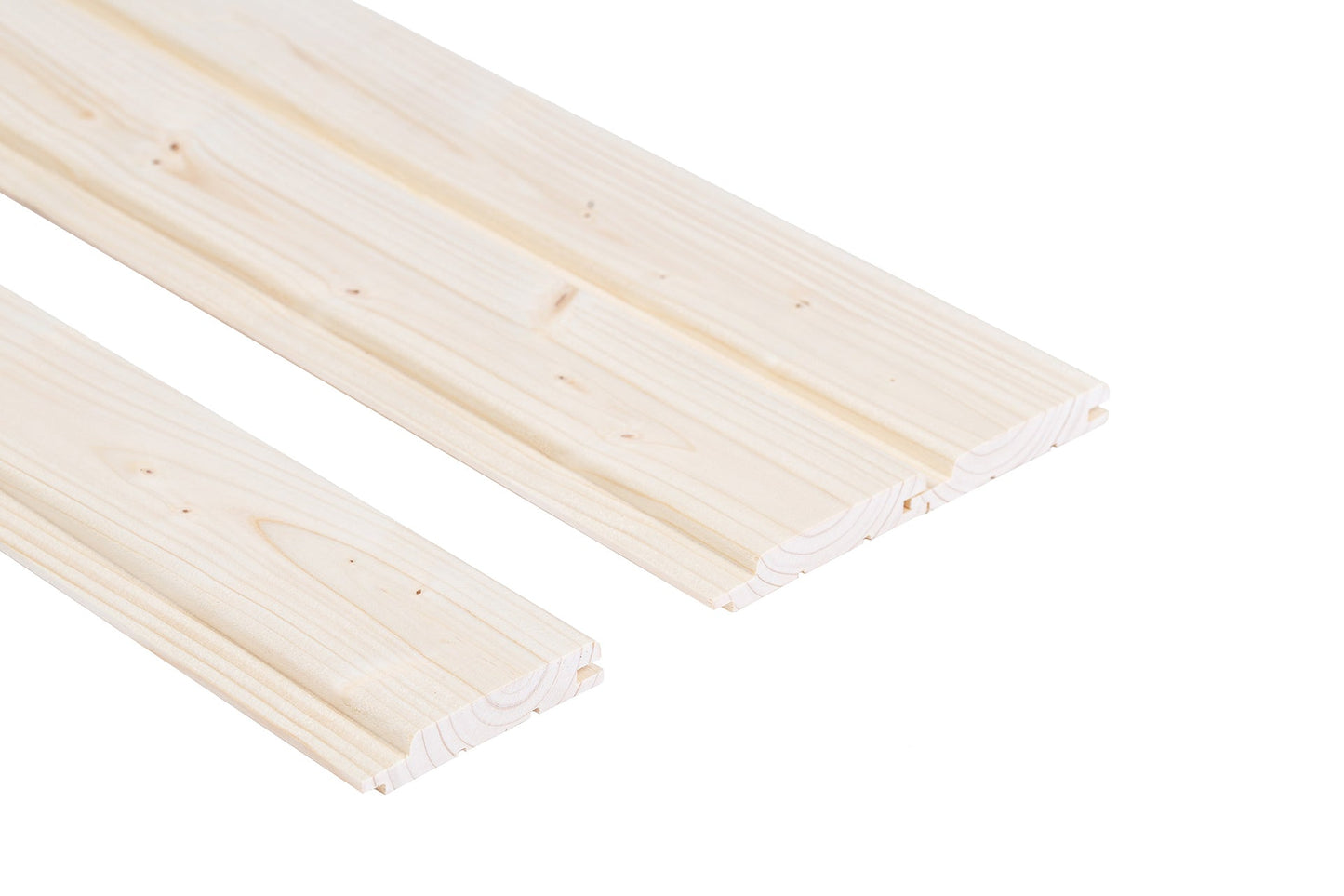 Sauna panel STP 15x90mm Spruce, close-up wood.