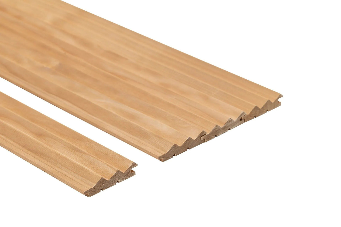 VIRE Sauna Panel 15x89mm Thermomodified Poplar (Thermo Aspen) - Pack of 6 - Saunamo