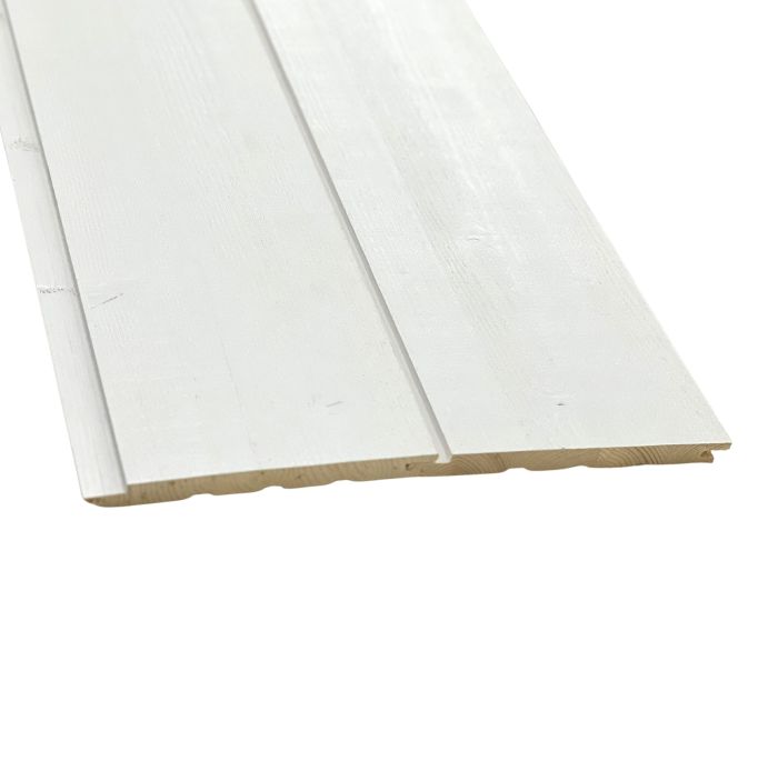 STRUKTUURI Pannello 15x176mm (Abete - Bianco puro) - Confezione da 5 - Saunamo