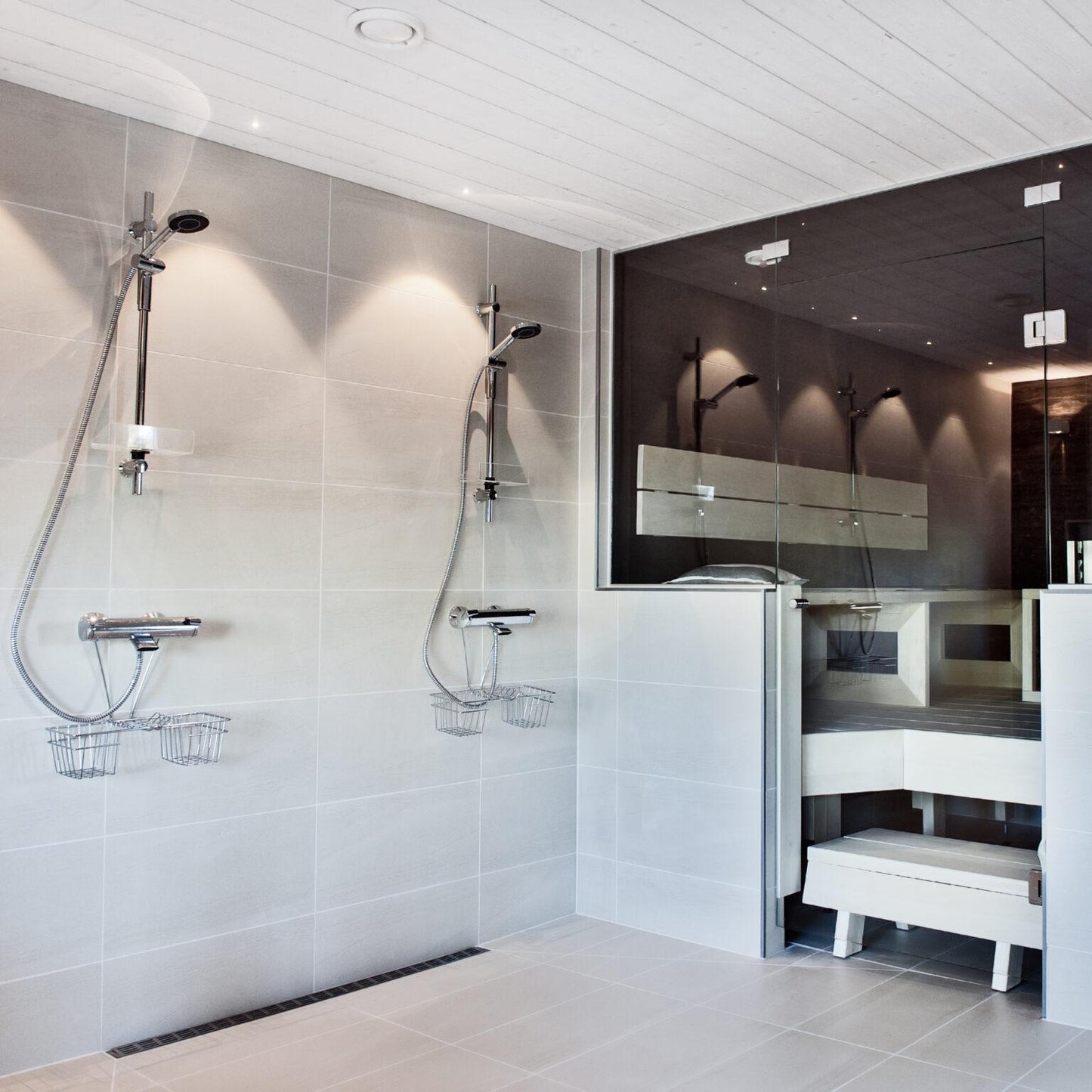 STRUKTUURI Panel 15x176mm (Spruce - Pure White) - Pack of 5 - Saunamo