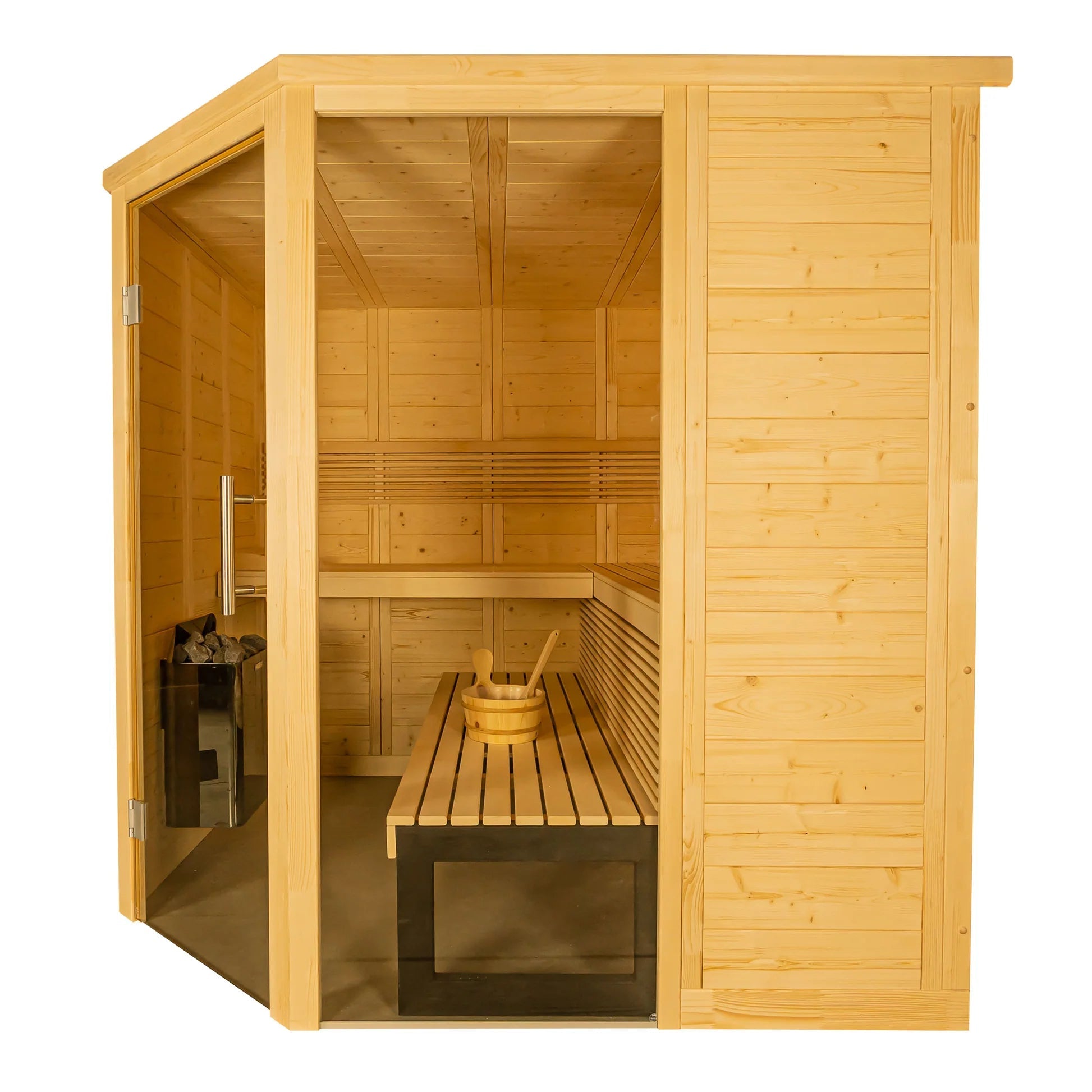 Himalaya Corner Indoor Sauna - Saunamo