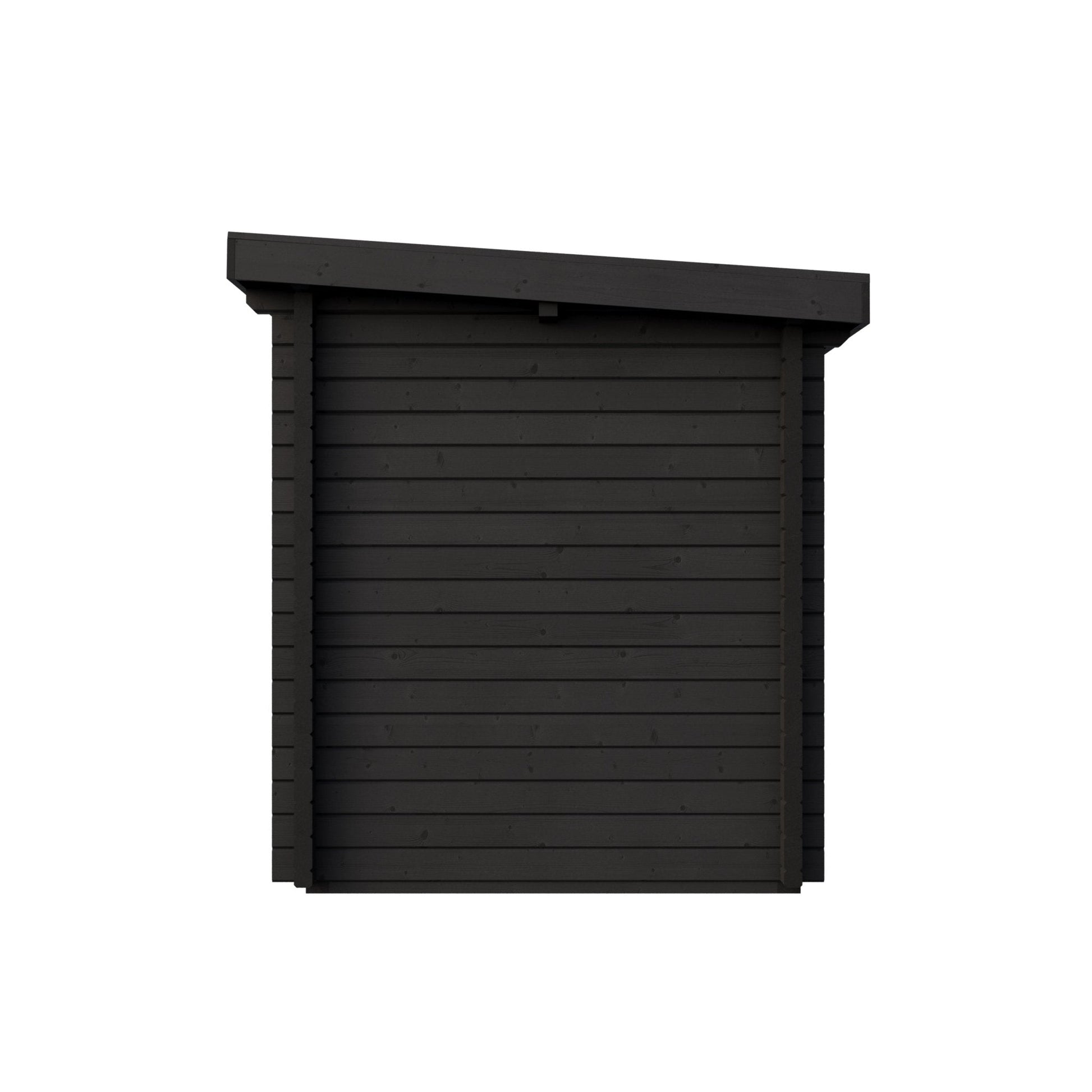 Deluxe Plus outdoor sauna with a luxurious and functional design.