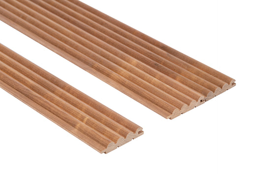 Panneau de sauna SRP 15x82mm Peuplier thermomodifié.