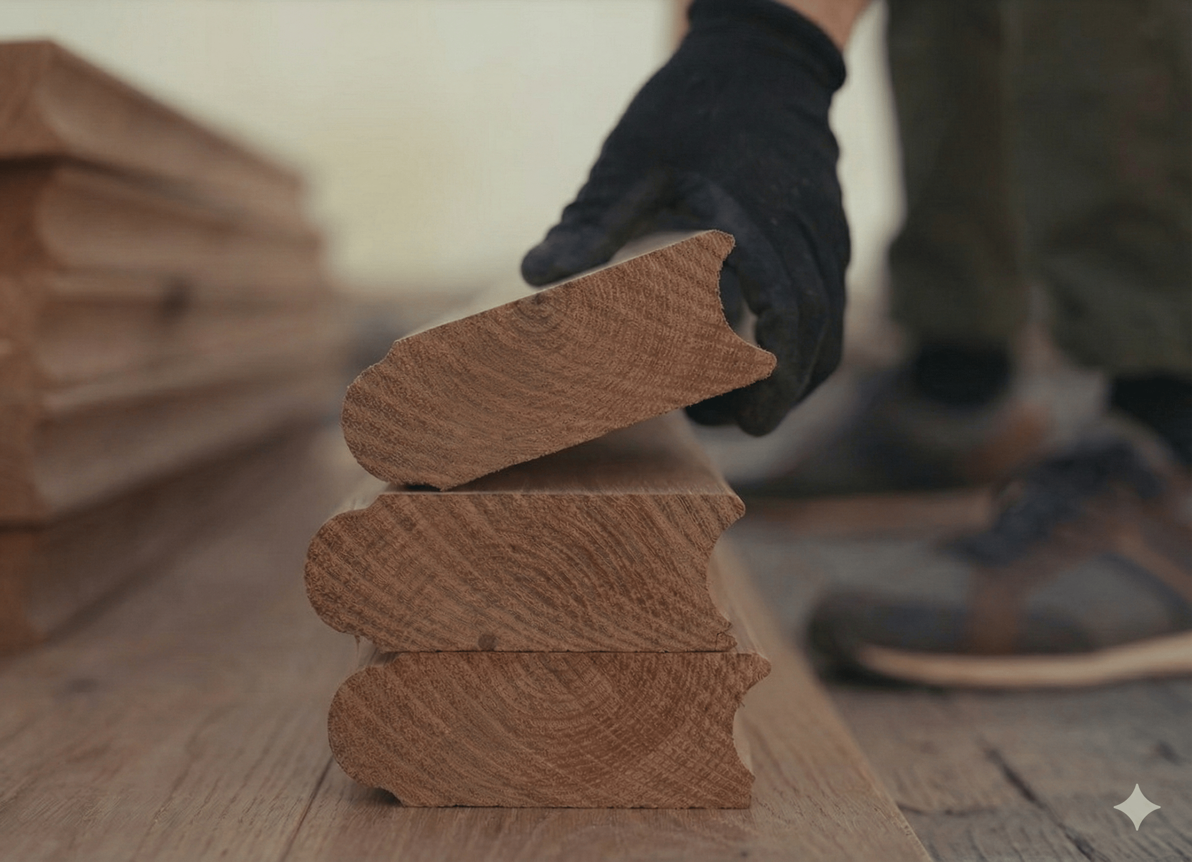 Thermowood detail