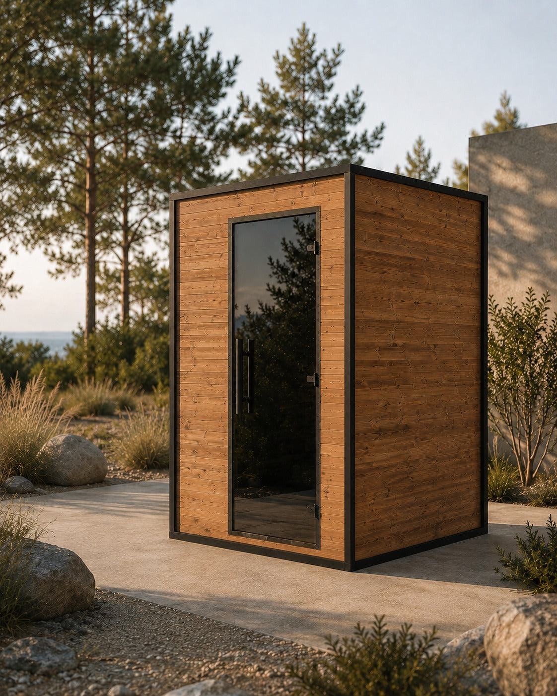 Usko S outdoor sauna exterior