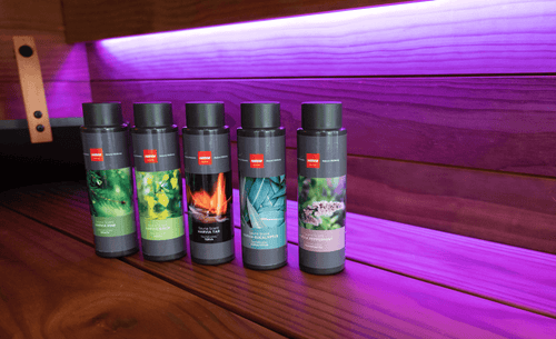 Harvia Sauna Aromatherapy - Pine Aroma (400 ml) in bottles.