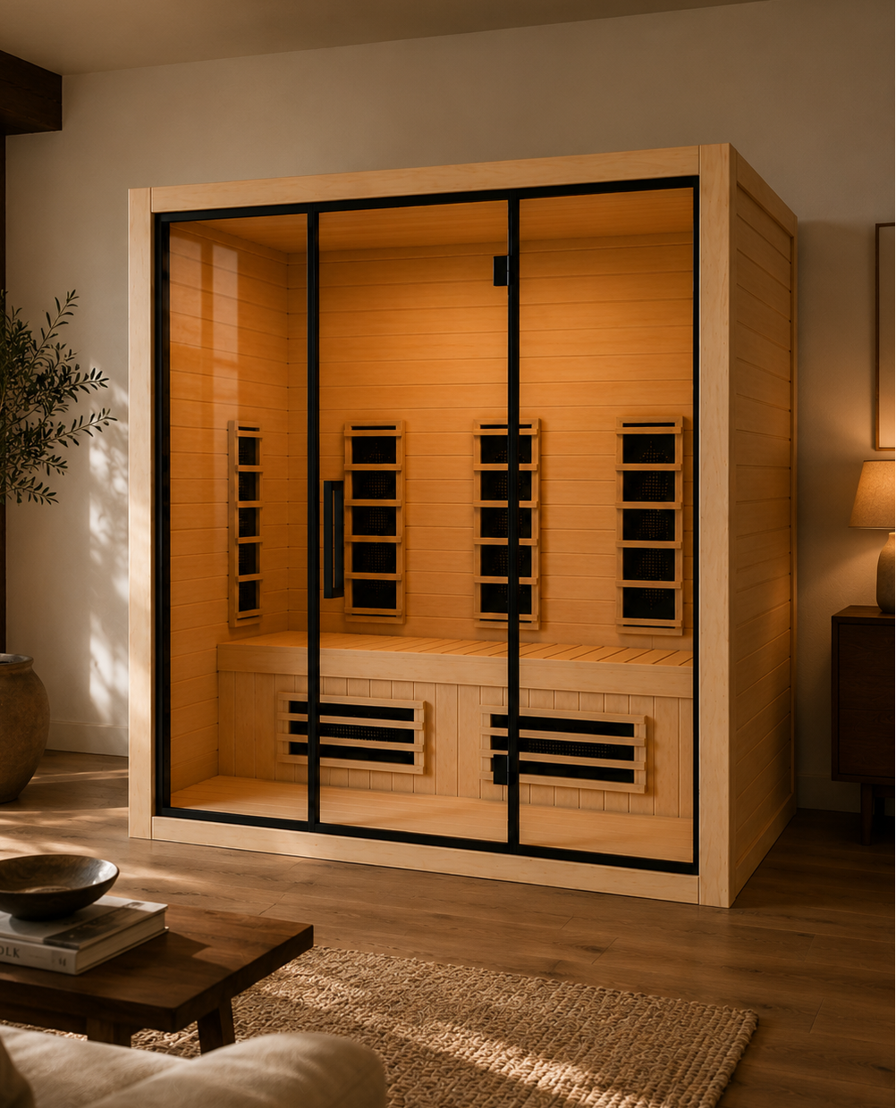 Sauna Infravermelho Aura 220 para 3 pessoas