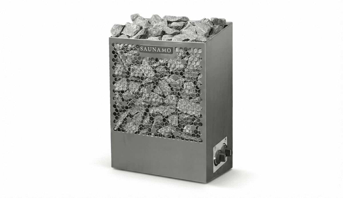 Aquecedor de sauna Saunamo instalado