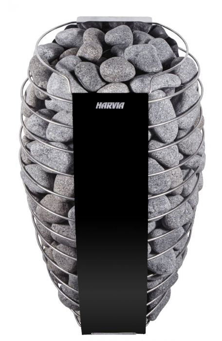 Harvia Spirit heater with sauna stones.