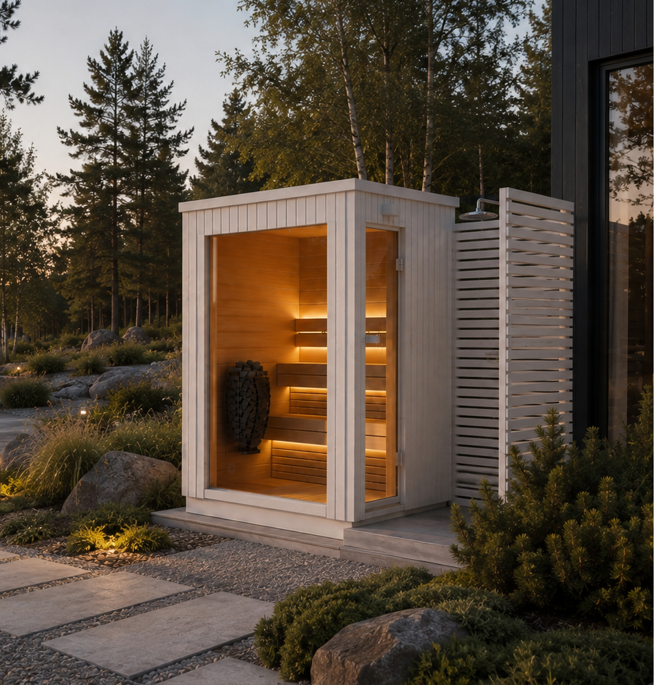 Sauna Exterior Lumia Mini com Duche