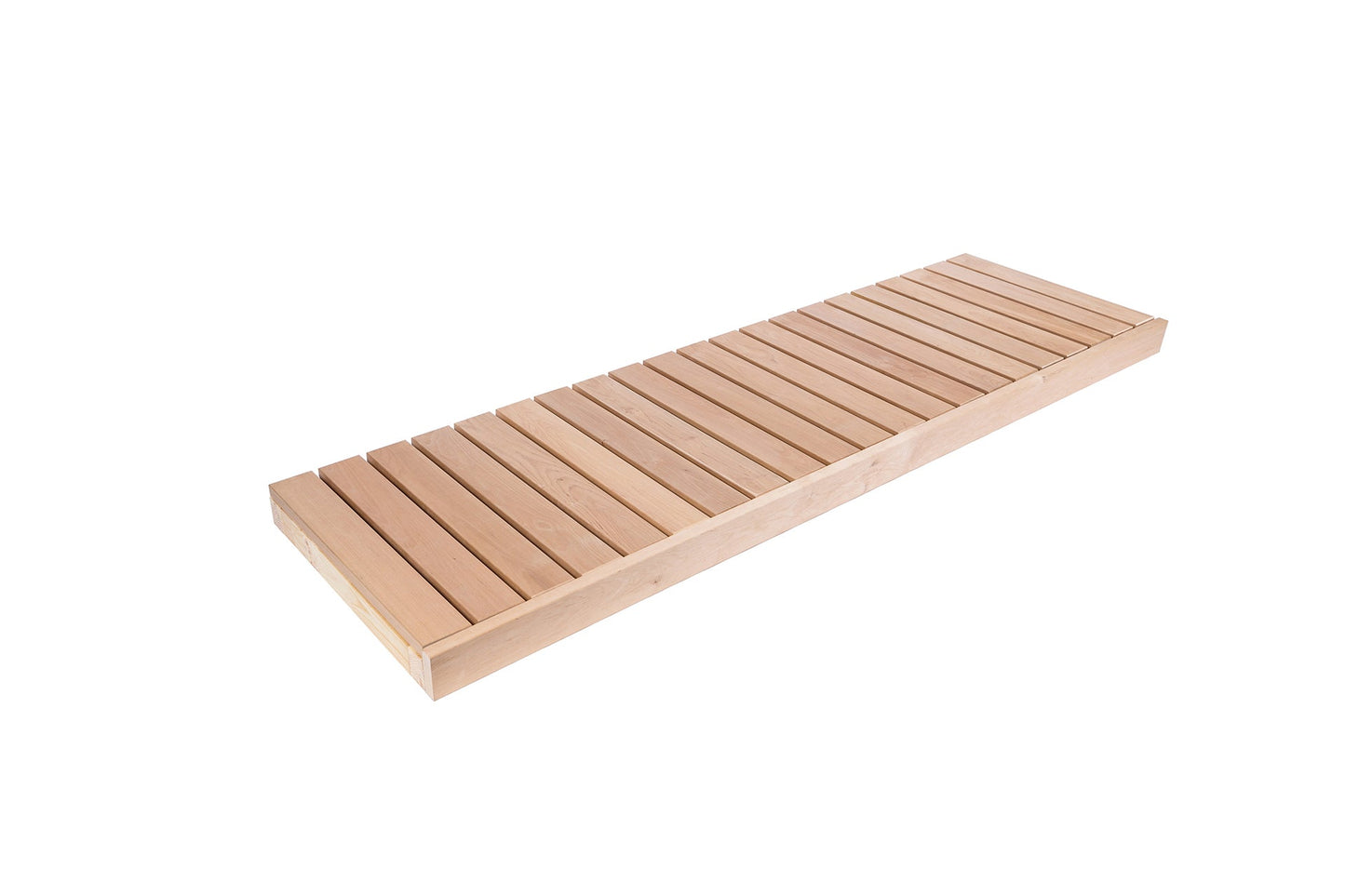 Module de banc 108x400 mm avant, aulne - Lot de 10 - Saunamo