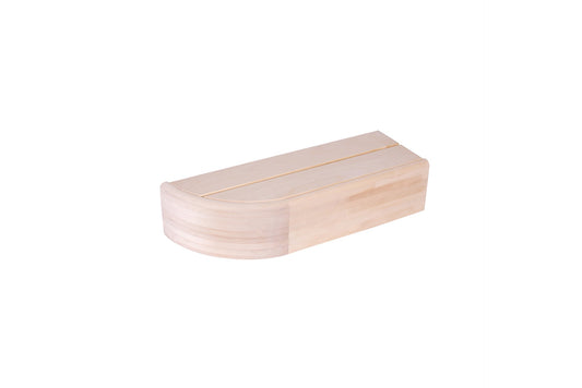 Module de bord de siège gauche 140x200mm, peuplier (Aspen) - Saunamo