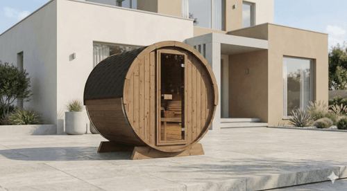 Outdoor Sauna Barrel 220 - Saunamo