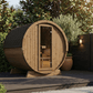 Sauna Barrel 220 da esterno - Saunamo