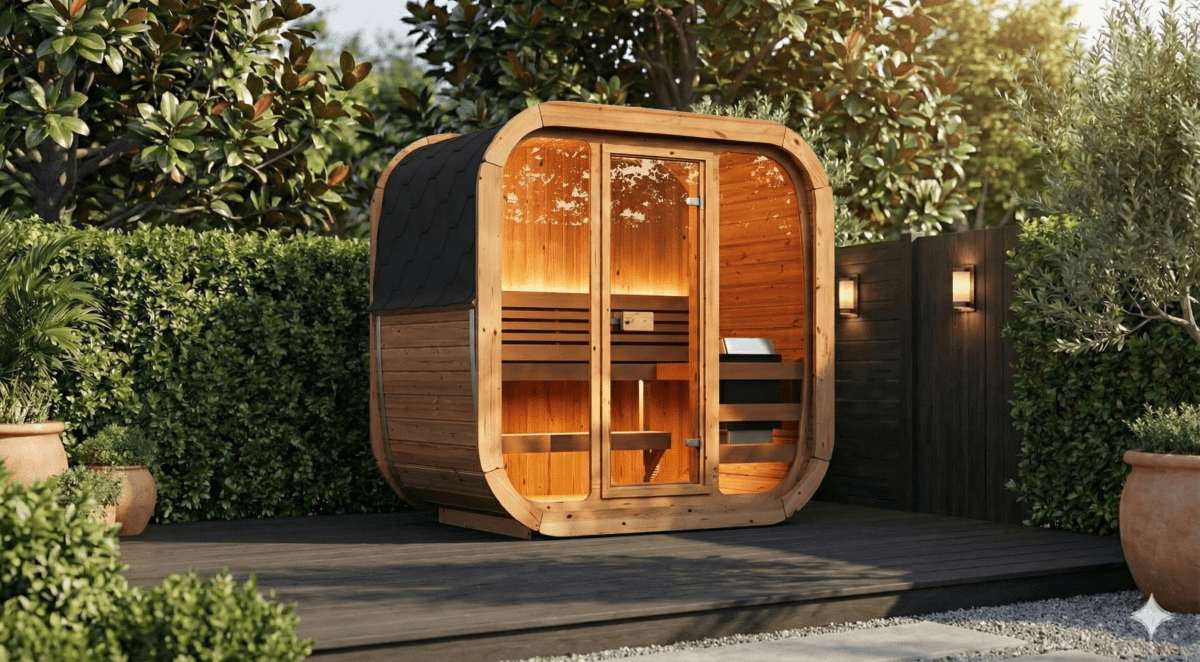 Sauna da esterno Cube 125 - Saunamo