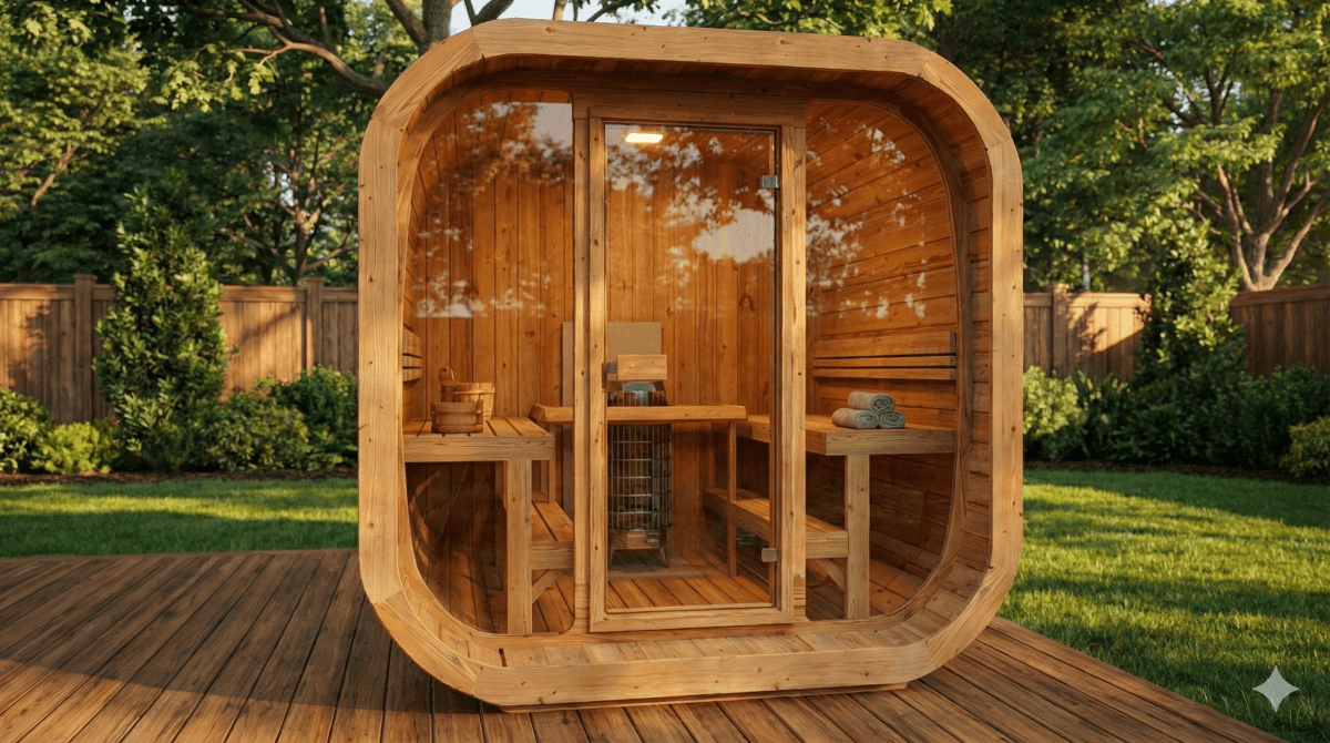 Sauna da esterno Cube 220 - Saunamo