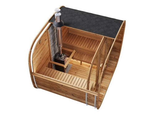 Outdoor Sauna Cube 300 - Saunamo