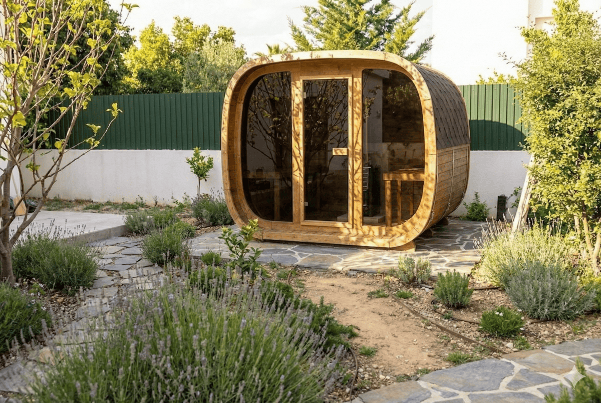 Sauna da esterno Cube 300 - Saunamo