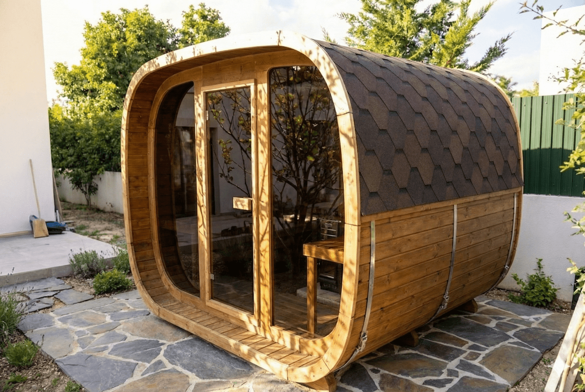 Sauna da esterno Cube 300 - Saunamo