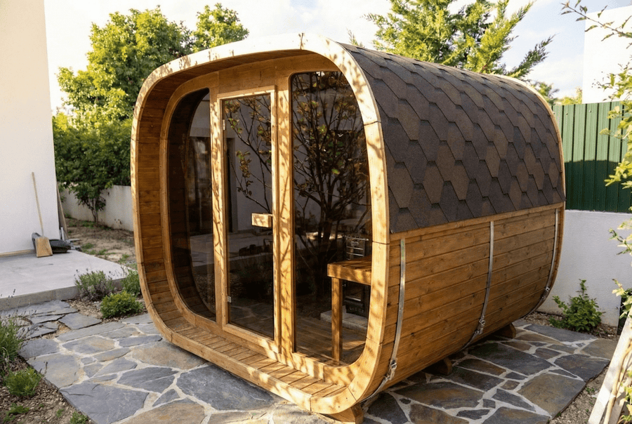 Outdoor Sauna Cube 300 - Saunamo