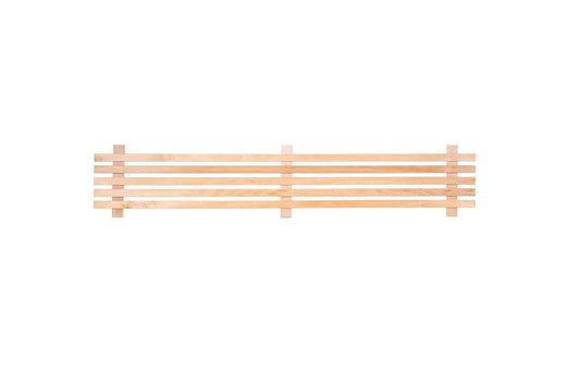Jupes de banc de sauna 14x300mm, Aulne - Saunamo