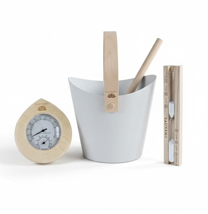 Saunamo Accessory Set for a Complete Sauna.