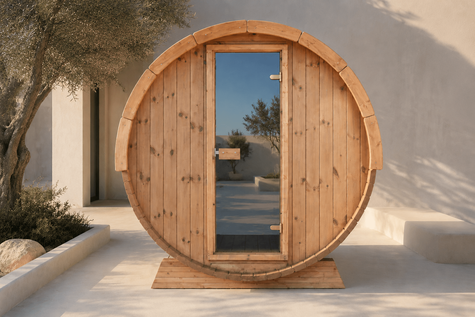 Sauna Exterior Barril 220 - Saunamo