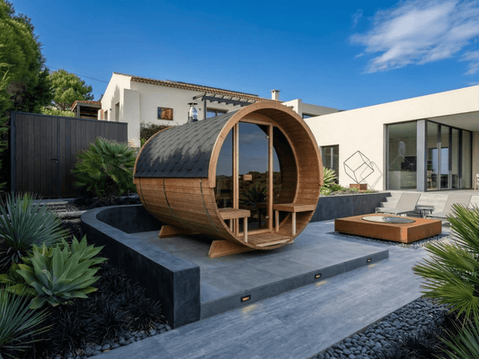 Sauna Exterior Barril 280 Deluxe - Saunamo