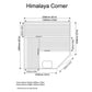 Himalaya Corner Indoor Sauna - Saunamo