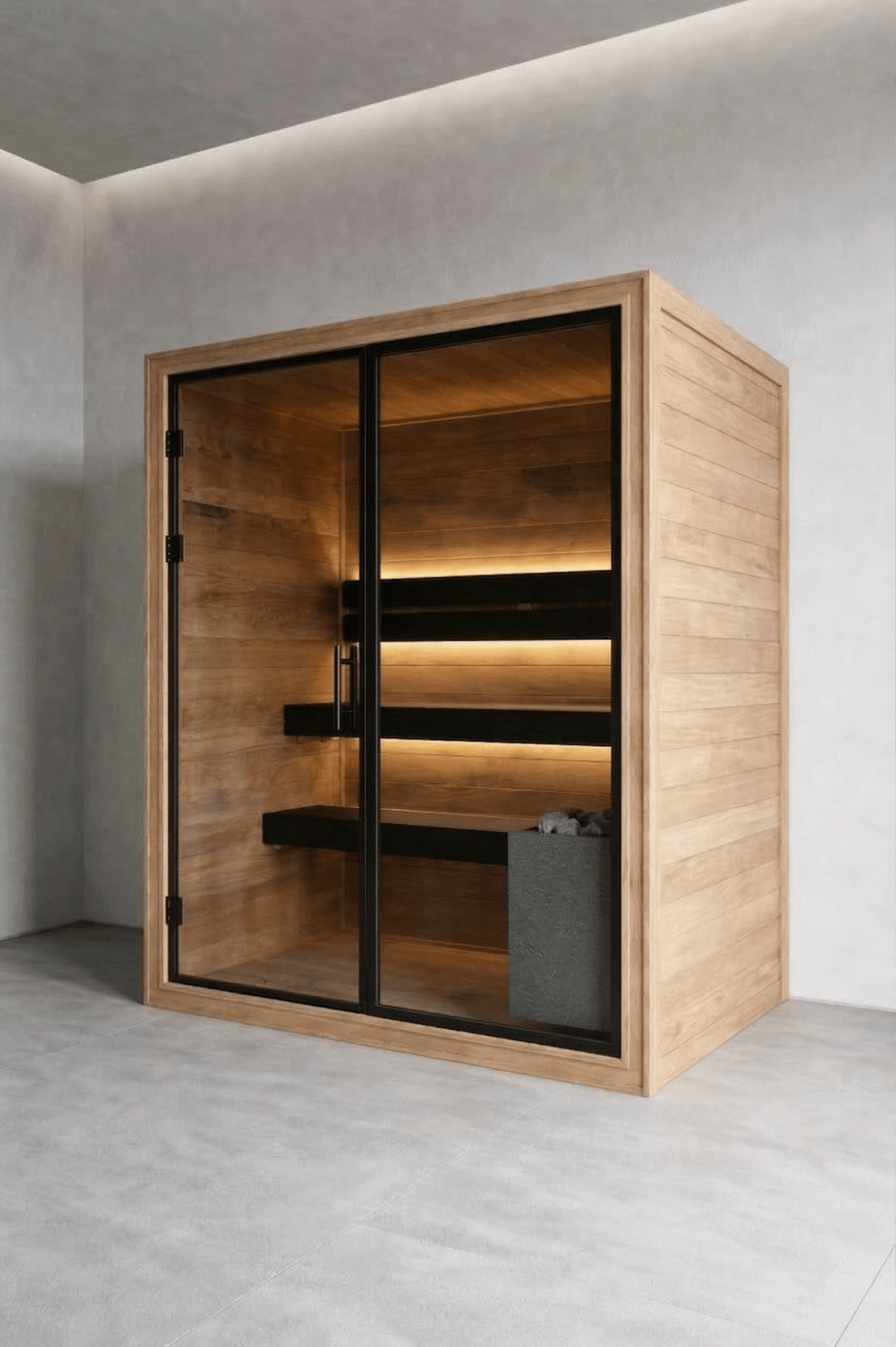 Sauna intérieur Thermo Black 150