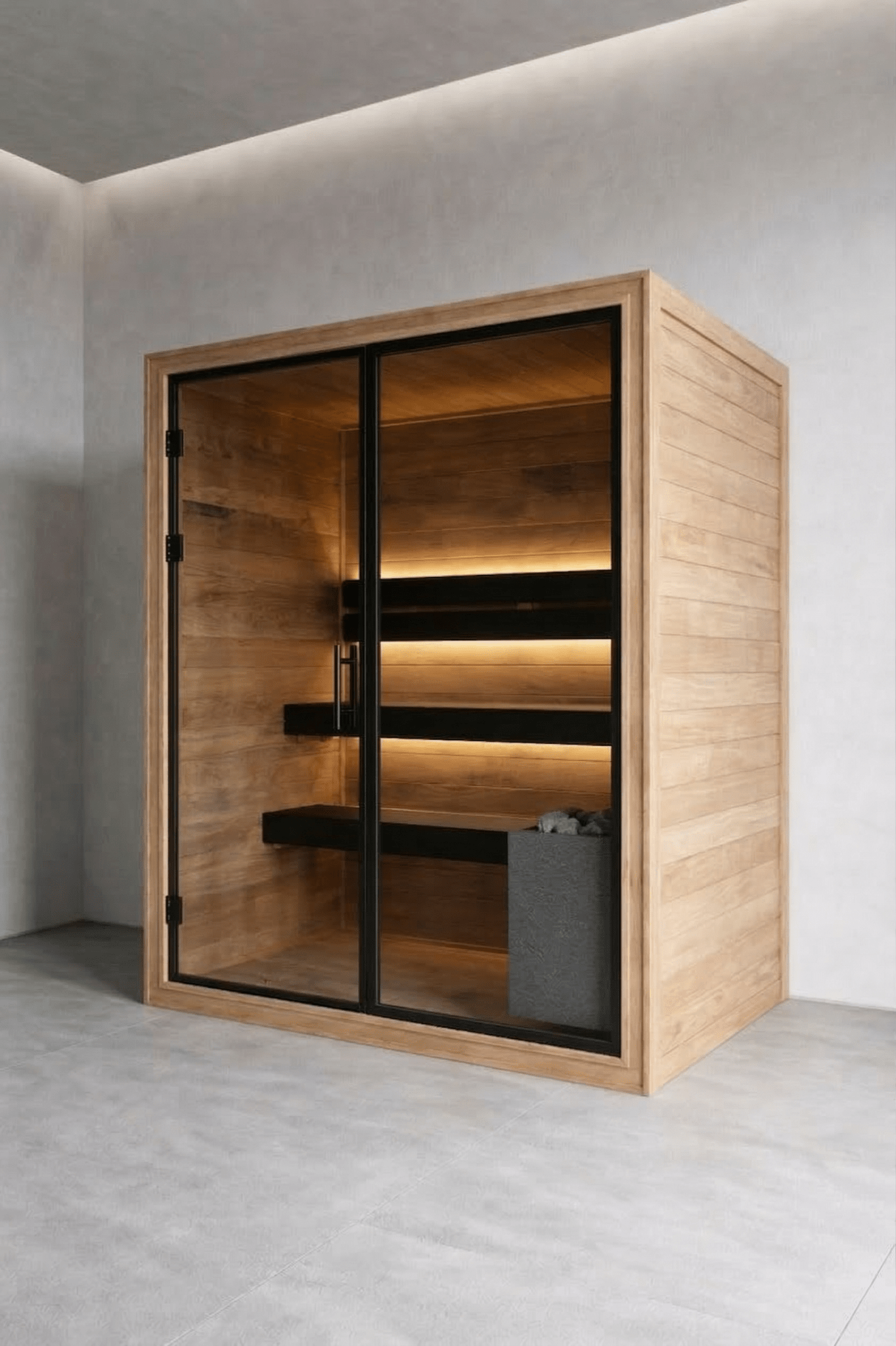 Thermo Black 150 Indoor Sauna - Saunamo