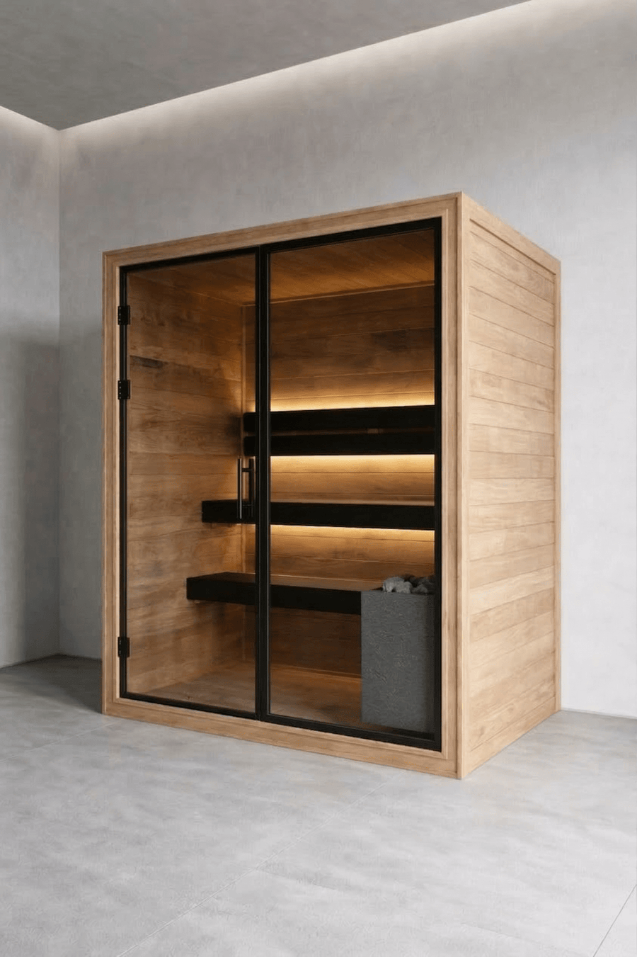 Thermo Black 150 Indoor Sauna - Saunamo