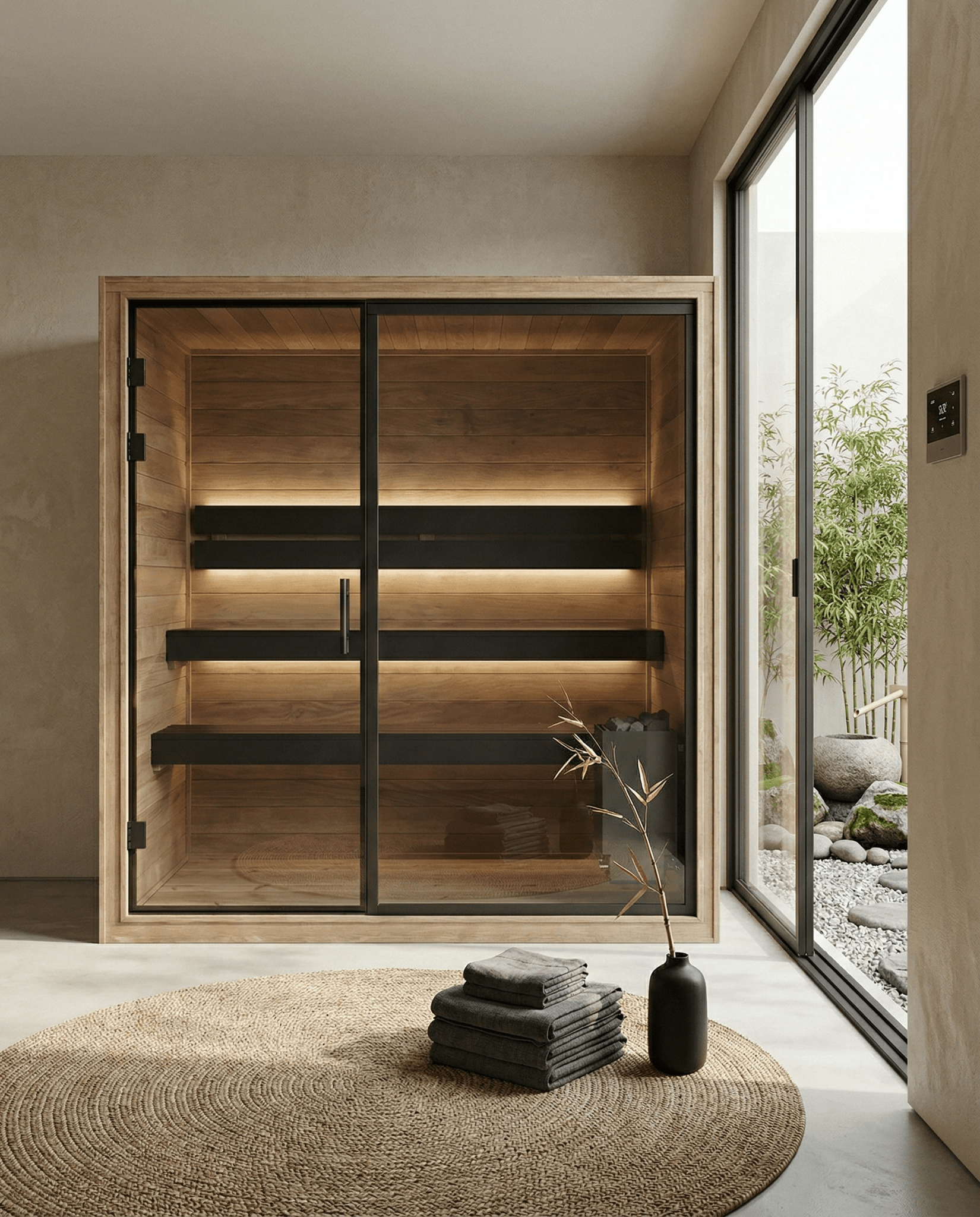 Thermo Black 220 Indoor Sauna - Saunamo