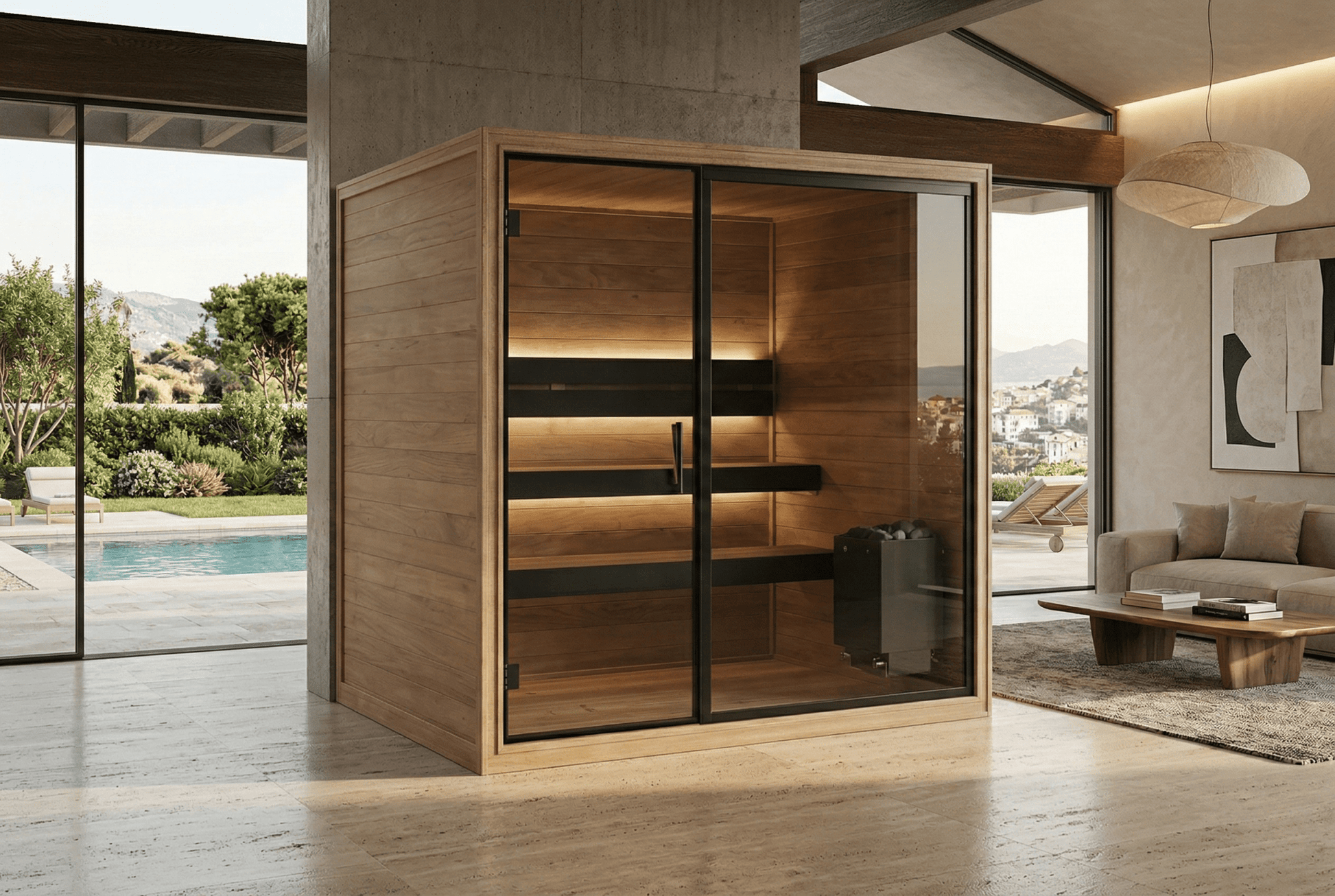 Thermo Black 220 Indoor Sauna - Saunamo