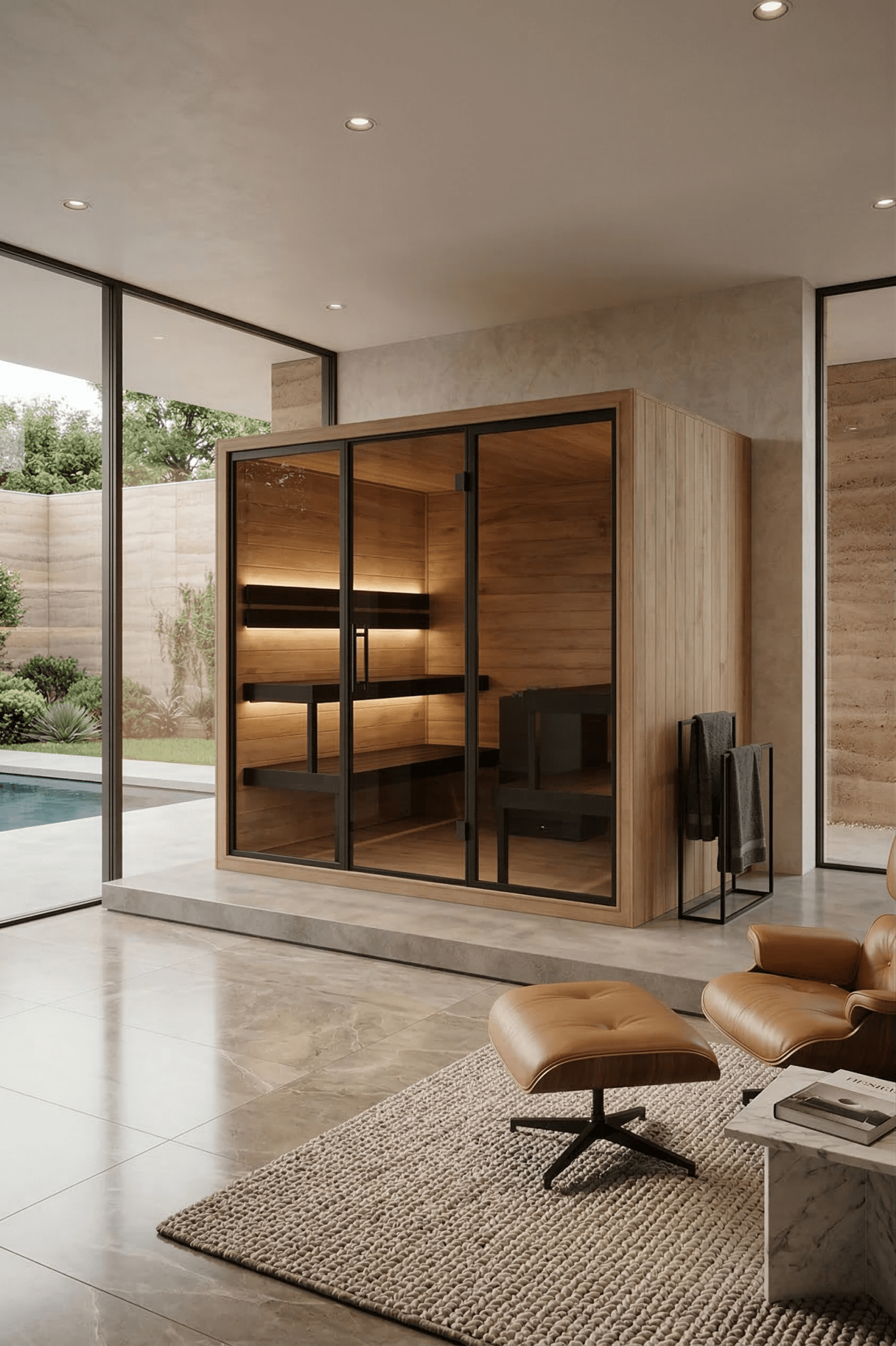 Thermo Black 220 Plus Indoor Sauna - Saunamo